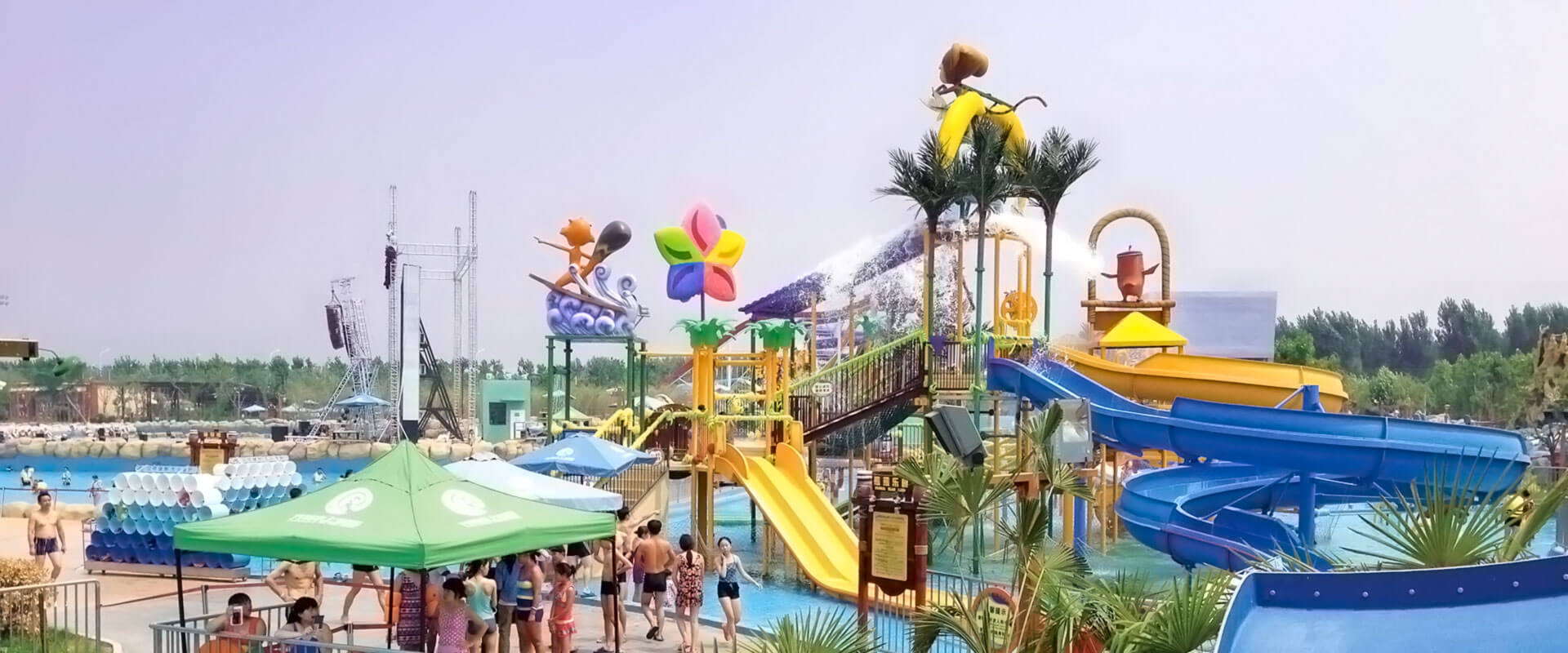 郑州华强水世界-蓝狮在线项目案例