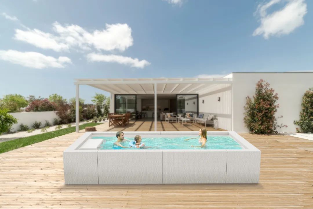 蓝狮在线藤编游泳池,自然美学的体验!